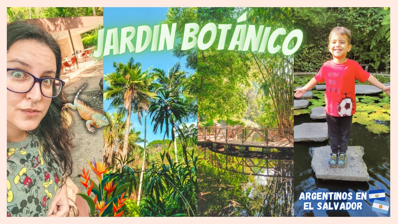 JARDÍN BOTÁNICO Plan de La Laguna + Tizi no la pasa bien con las iguanas 😅🦎 #ElSalvador
