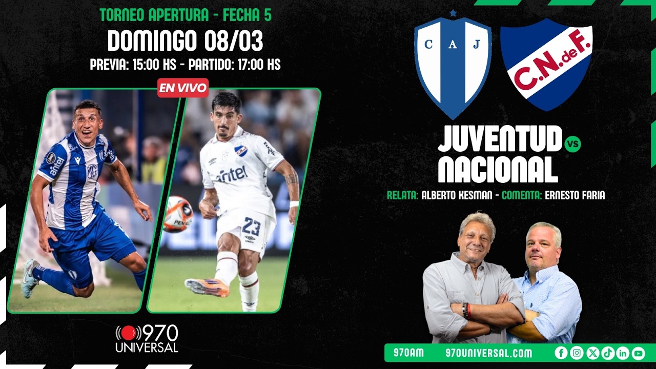 JUVENTUD vs. NACIONAL - 970 UNIVERSAL EN VIVO