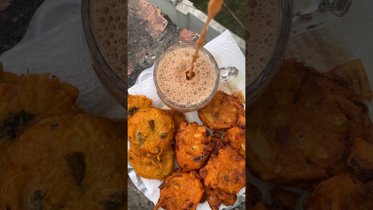 Chai Pakode Lover ☕😋 #shorts #youtubeshorts #viral #chai #pakoda