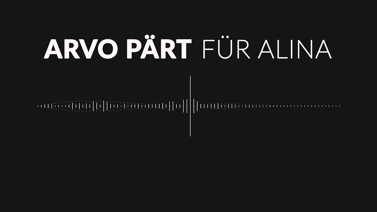 Arvo Pärt - Für Alina / @coversart