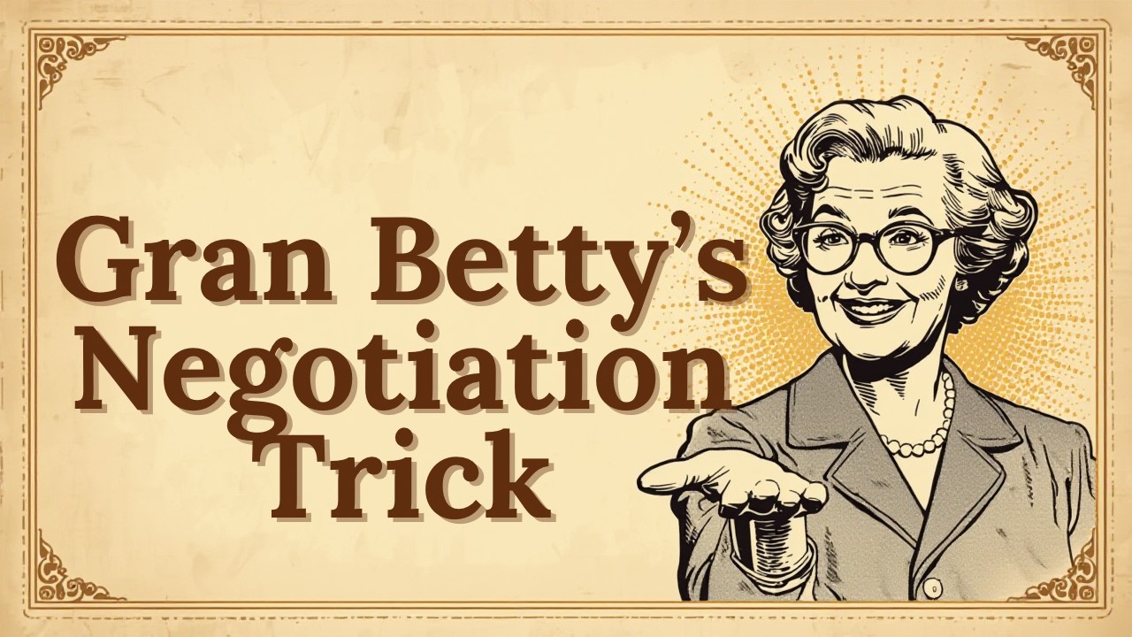 How to Negotiate Anything Without Being Rude (Gran Betty’s Method)