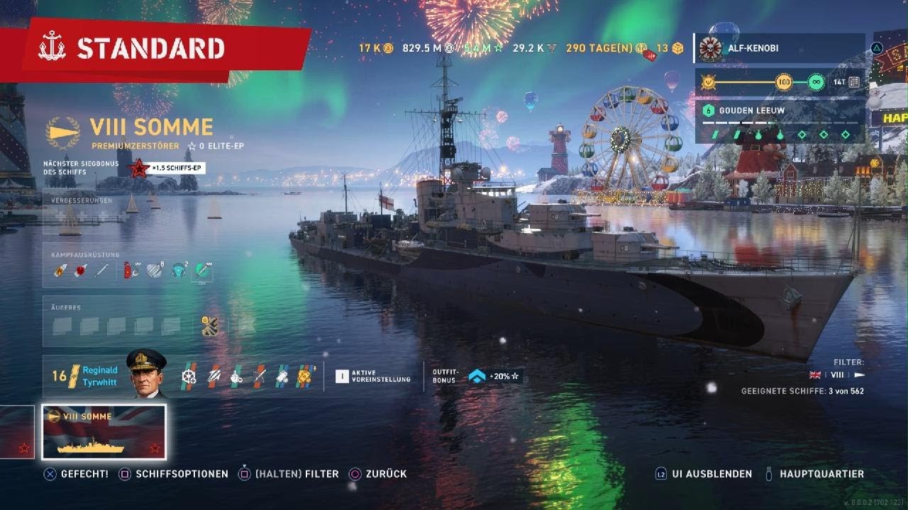 👍 Campaign 👍 SOMME 🇬🇧 completed 👍 World of Warships Legends ALF-KENOBI