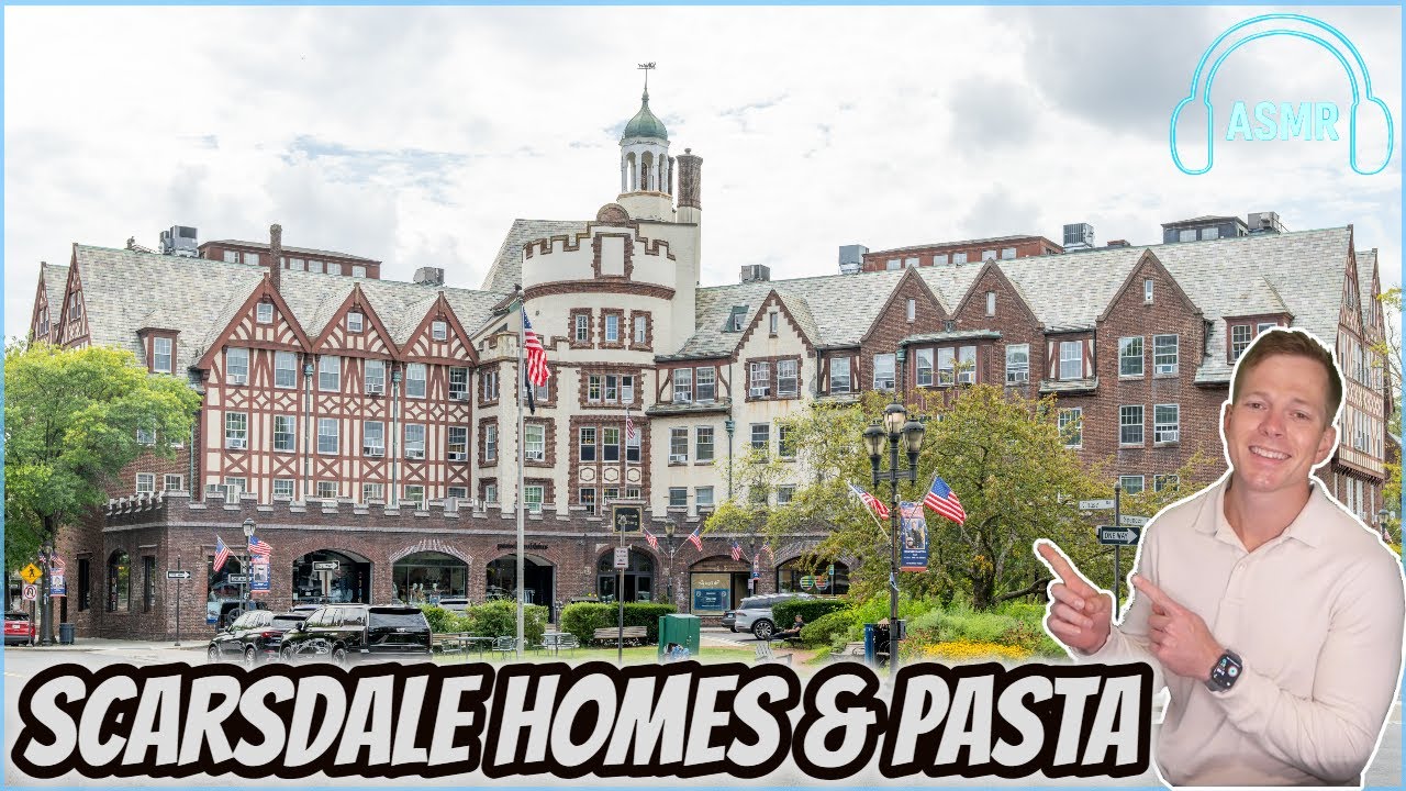 Ужин в спокойной обстановке + экскурсия по объектам недвижимости в Скарсдейле (ASMR)