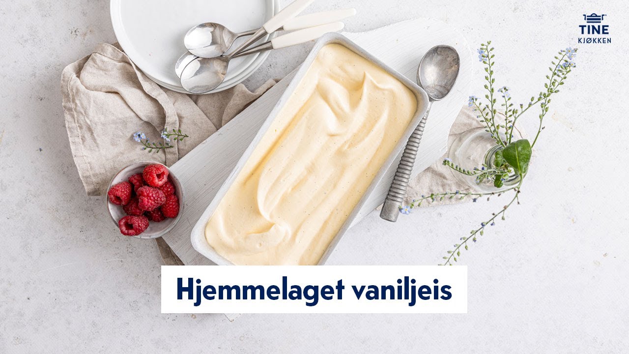 Hjemmelaget vaniljeis