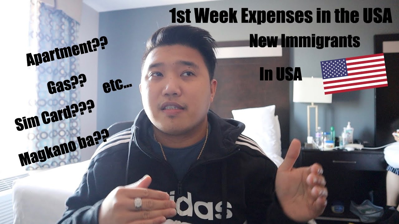 FIRST WEEK EXPENSES IN THE USA | NEW FILIPINO IMMIGRANTS