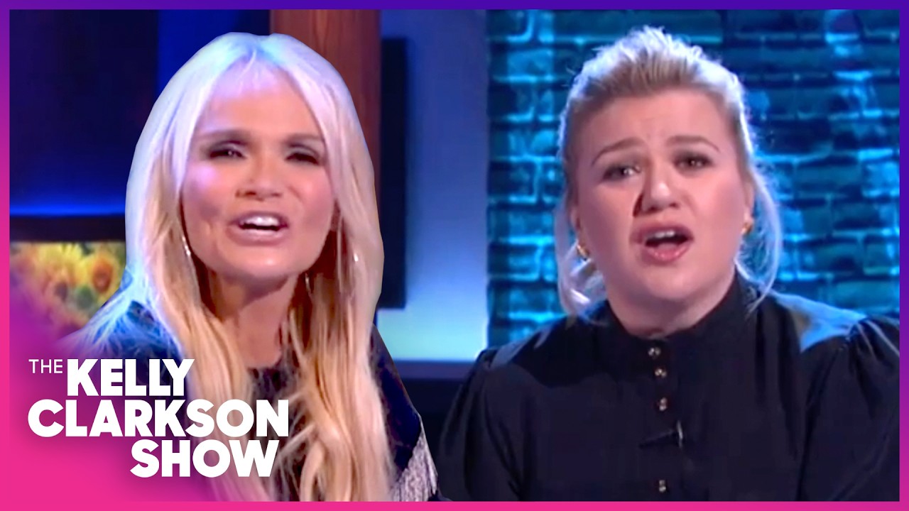 Kristin Chenoweth And Kelly Clarkson Can’t Stop Breaking Into Song During Their Interview