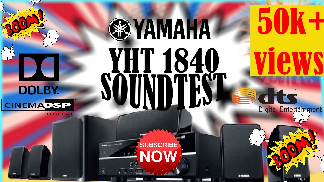 YHT1840|UNBOXING AND TESTING [HD] | Yamaha YHT-1840HOMETHEATRE SOUNDTEST - INDIA
