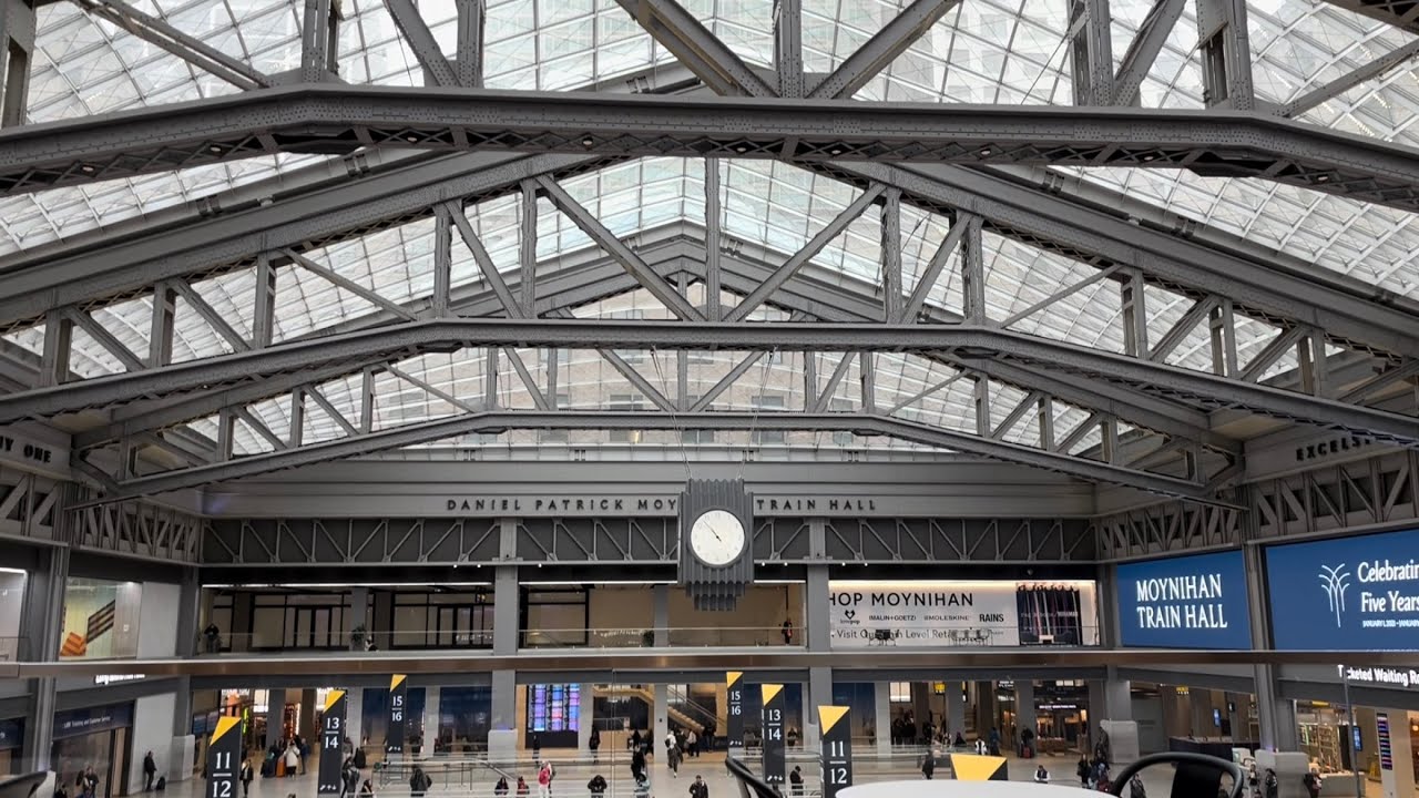 Leaving NYC on the Amtrak NOT Next Gen Acela to Boston from Moynihan Train Hall