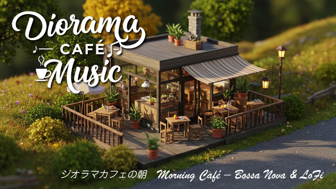 ジオラマカフェの朝 – 心やすらぐボサノバとローファイ音楽 | Morning Cafe Bossa Nova – Relaxing LoFi Music