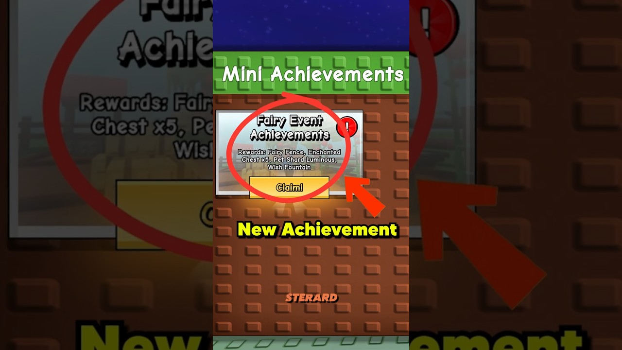 Easy New Achievement #growagarden #roblox