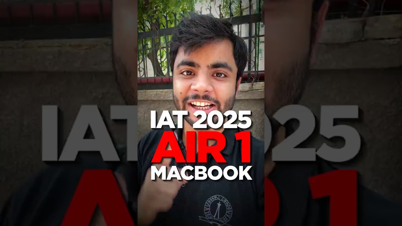 Crack IAT 2025 and Win a MacBook 💻