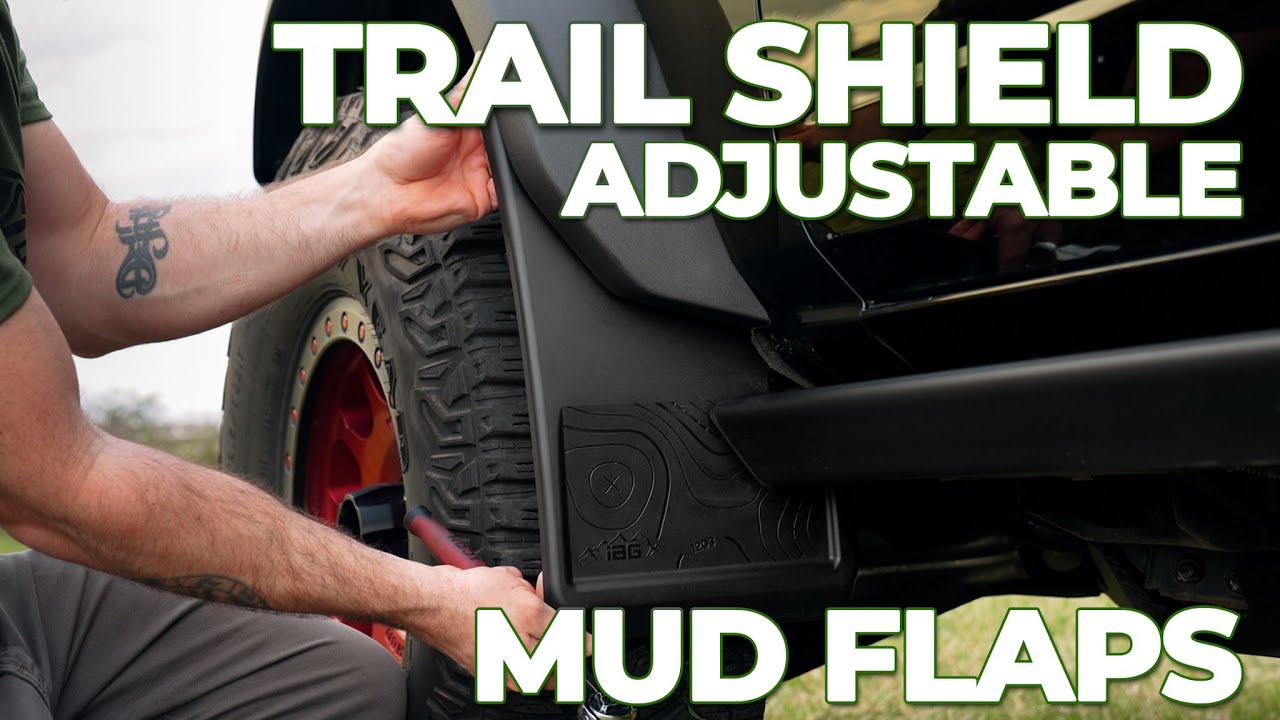 IAG Trail Shield Adjustable Mud Flaps For 2021+ Ford Bronco