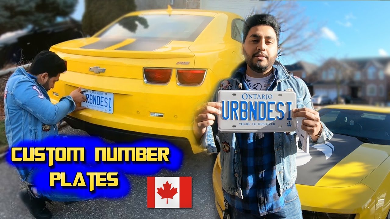 Custom Plates in Ontario | Step by Step | Punjabi in Canada