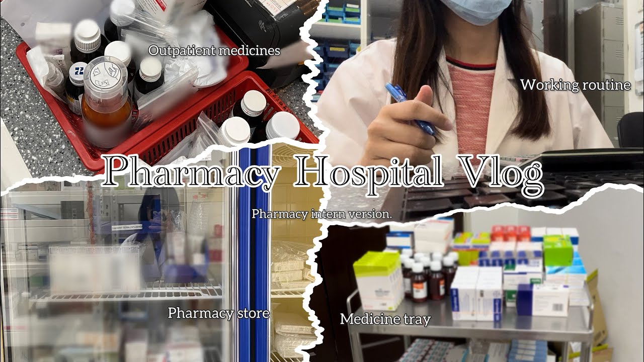 Pharmacy student vlog | Working in hospital as an intern