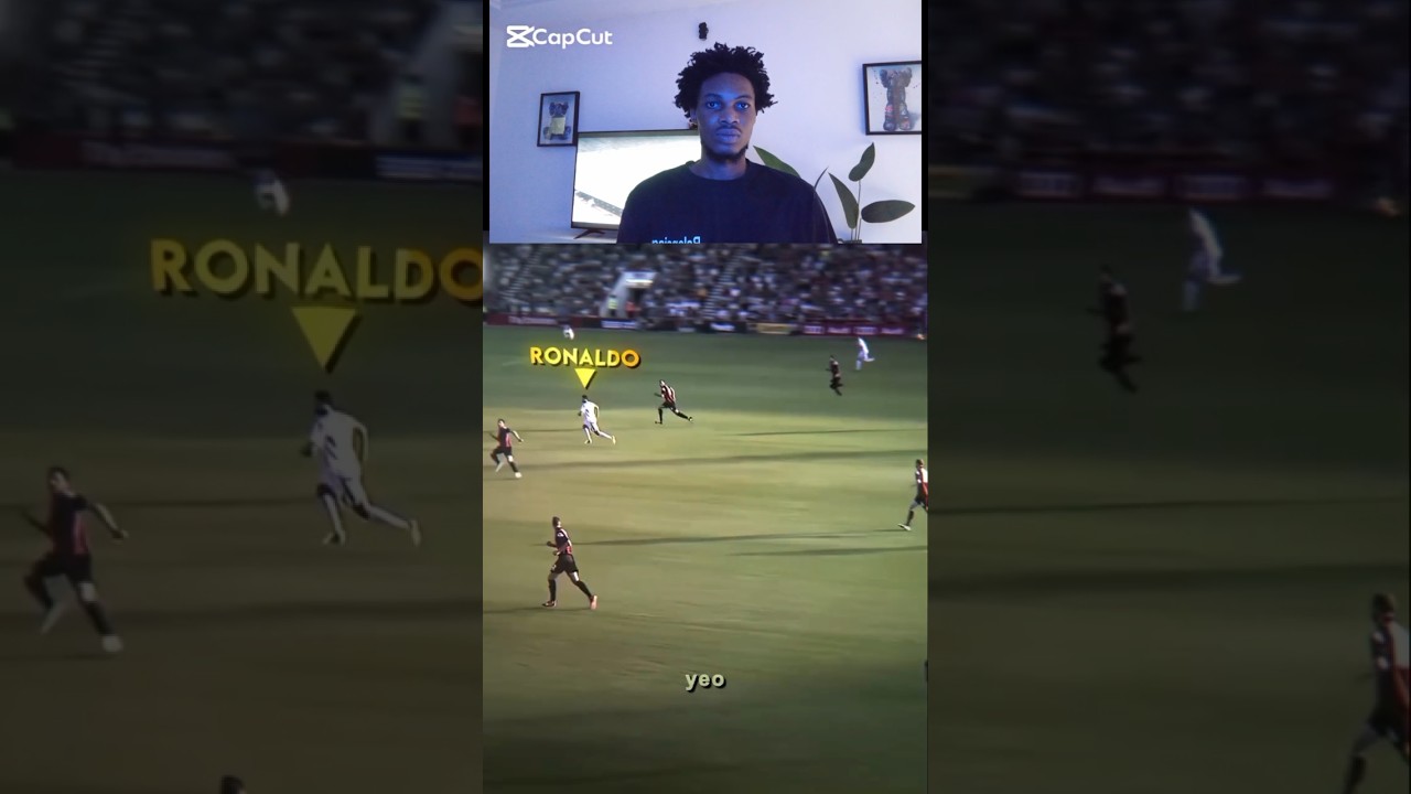 Ronaldo back heel🥅 #Ronaldo #FootballReactions #ReactionVideo #MessiVsRonaldo #ViralReact