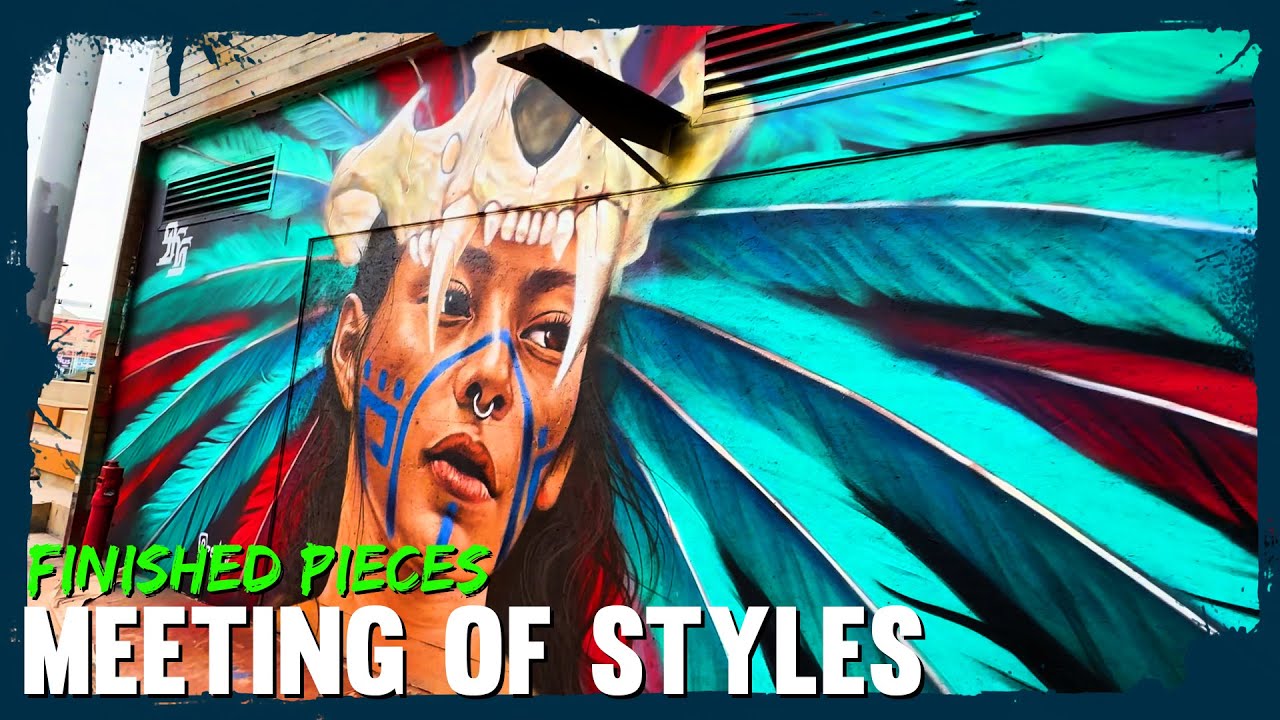 MEETING OF STYLES - Finished Pieces from Main, Central and DTLA Hubs - Los Angeles Graffiti