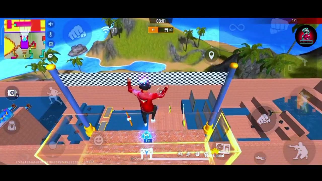 *RAINBOWRUN* complete in 2 minutes/*RAINBOW PARKOUR* complete in 2 minutes #freefiretipsandtricks