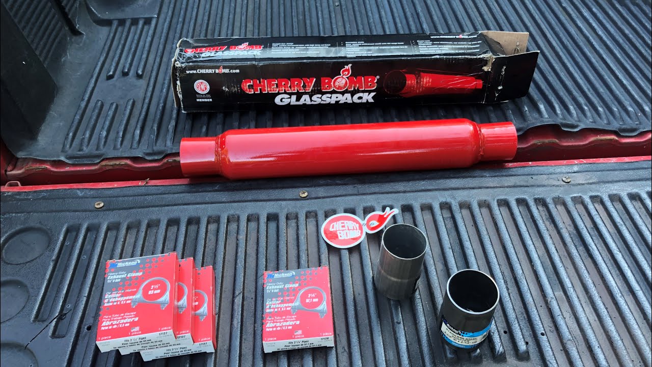 Глушитель Cherrybomb Glasspack на Chevrolet Silverado 5.3L 1999 года