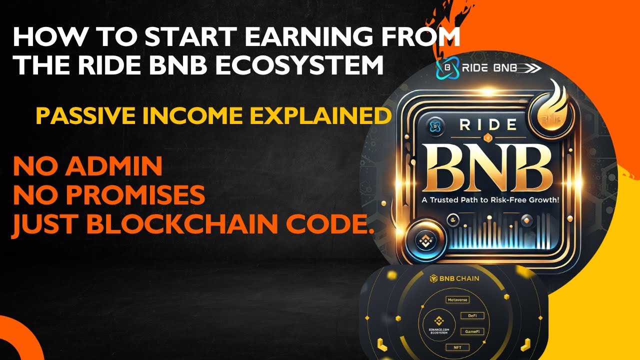 How to Start Earning from the Ride BNB Ecosystem | Passive Income Explained