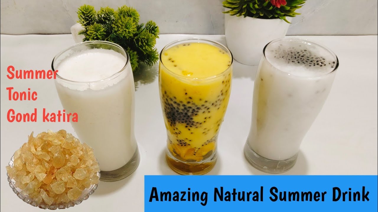 Amazing Health Benifits Summer Drink with Gond katira | Gond Katira Shake | Gond Katira for Summer.