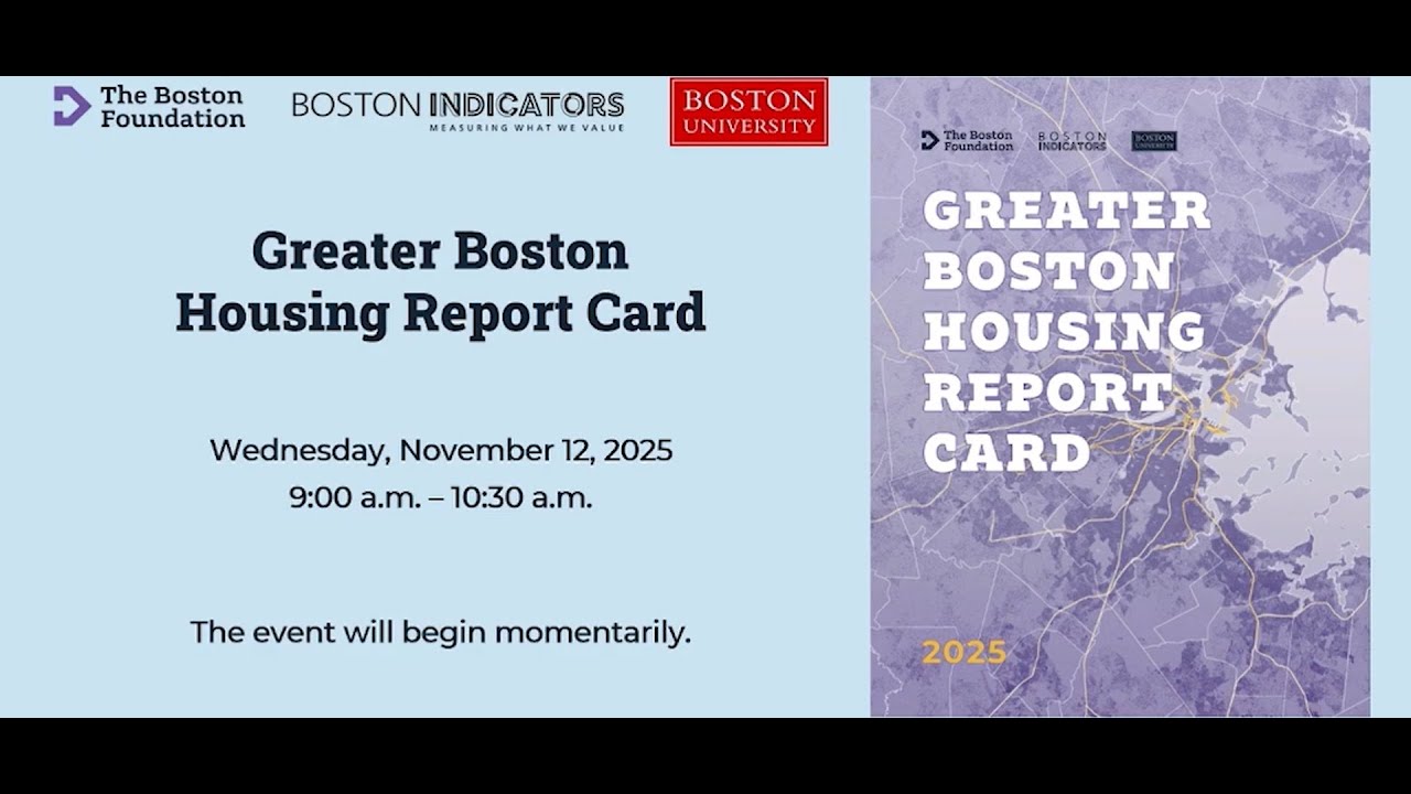 2025 Greater Boston Housing Report Card Presentation by Luc Schuster