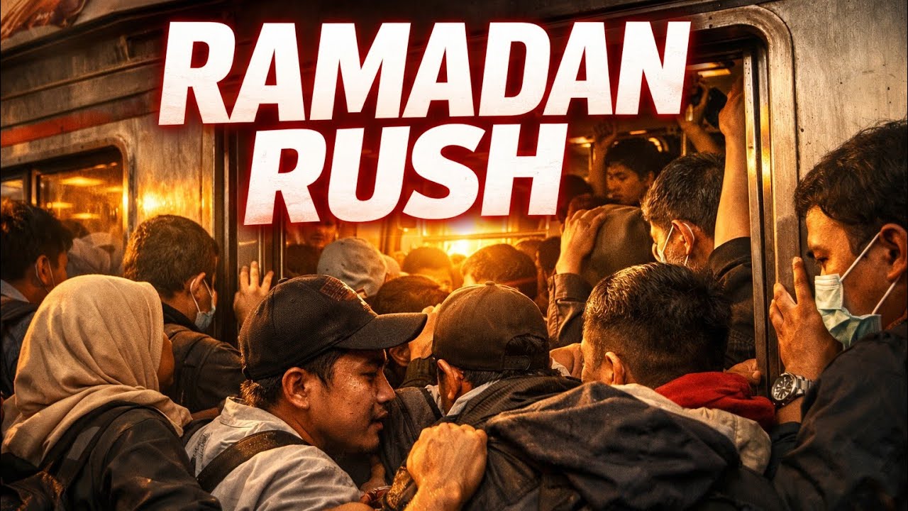 Ramadan Rush: The Global Commute Home | First Iftar in Jakarta