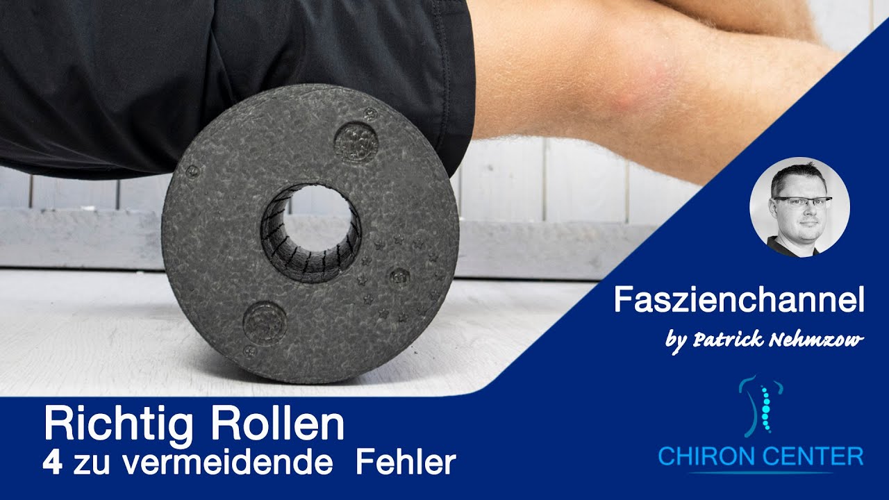Warum Du unbedingt diese 4 Fehler vermeiden solltest. Richtig Rollen mit Faszienrolle.