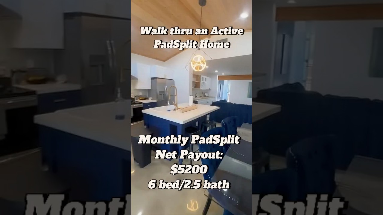 Inside a PadSplit Co-living Home  #coliving #cashflow #padsplit