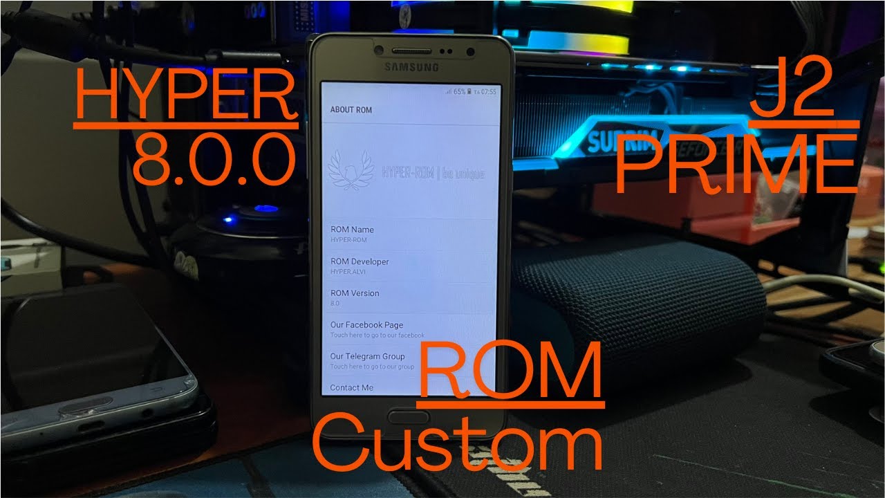 Cài Rom Hyper Androi 8.0 cho J2 Prime