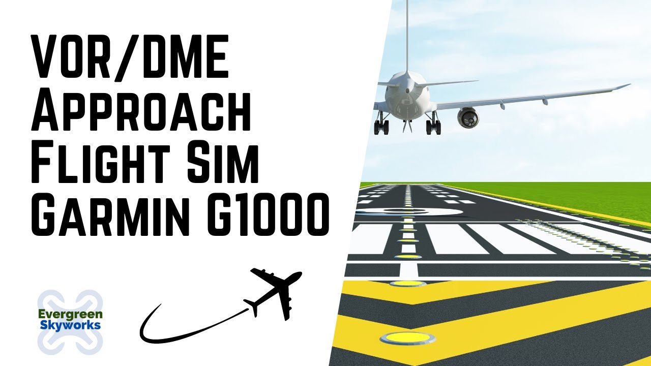 VOR/DME Approach in Low Visibility IFR Conditions in Cessna 172 using Garmin G1000 - Flight Sim 2020