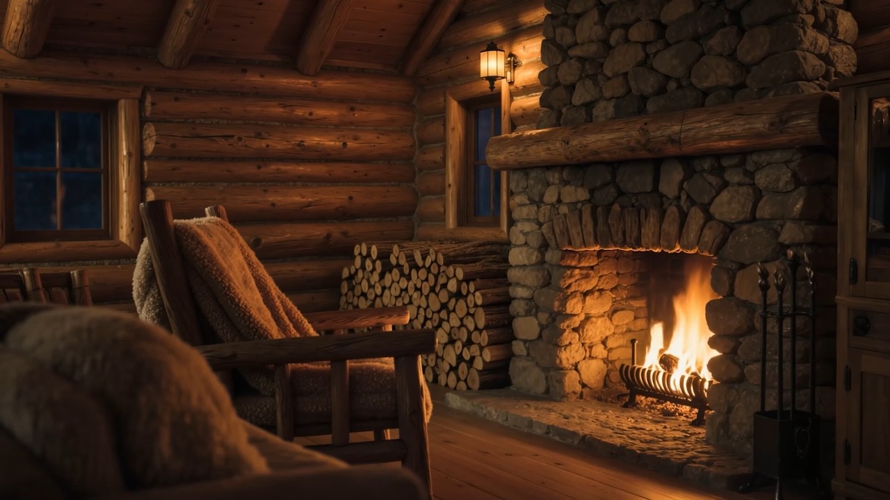 🔥 Relaxing Fireplace Ambience | Comfort & Calm ASMR