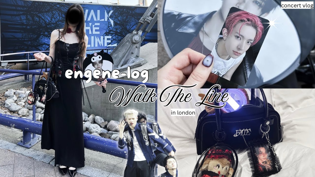 [ENGENE-LoG] enhypen walk the line in london ･✧˚₊ kpop concert vlog, pop up, exploring the city, etc