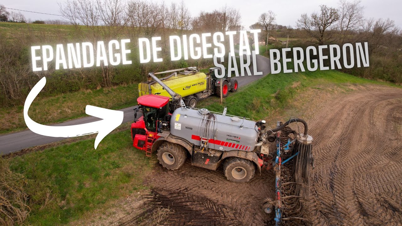 &Eacute;pandage de Digestat avec la SARL BERGERON | Holmer TerraVariant 435