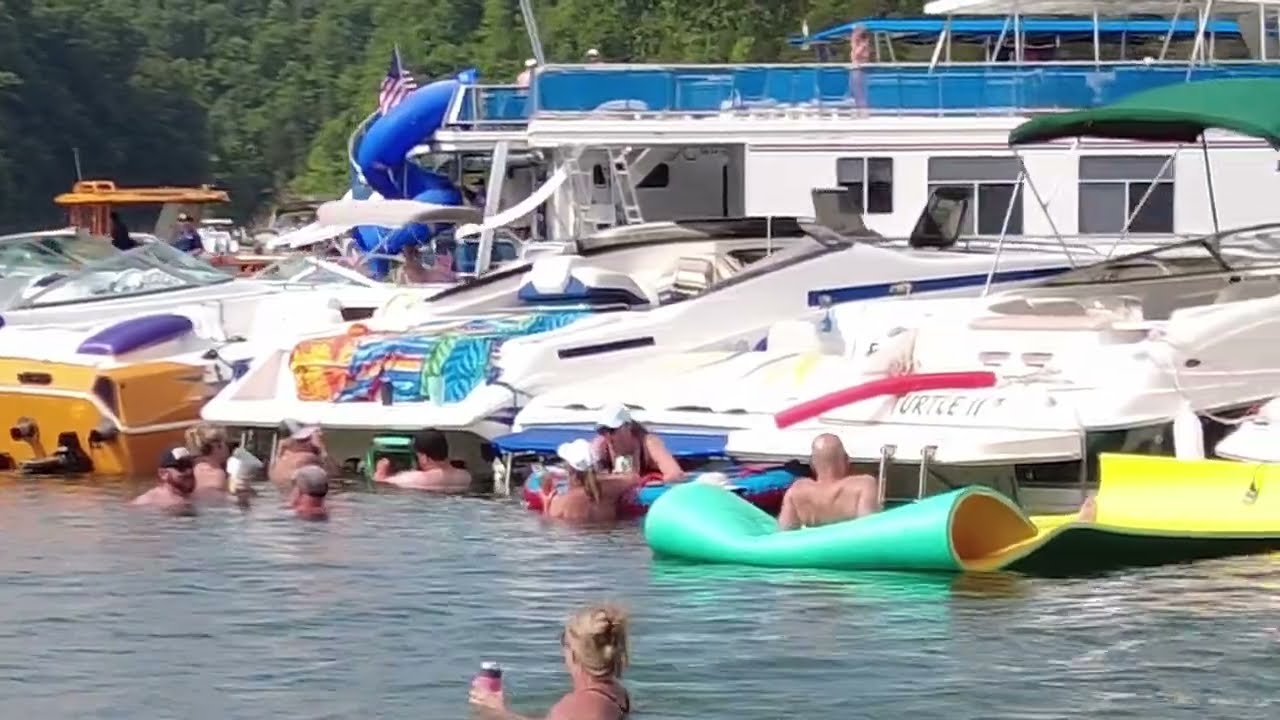 Thunder run. Harmon creek. Party cove. 76 Falls. Harmon Creek Poker Run. 