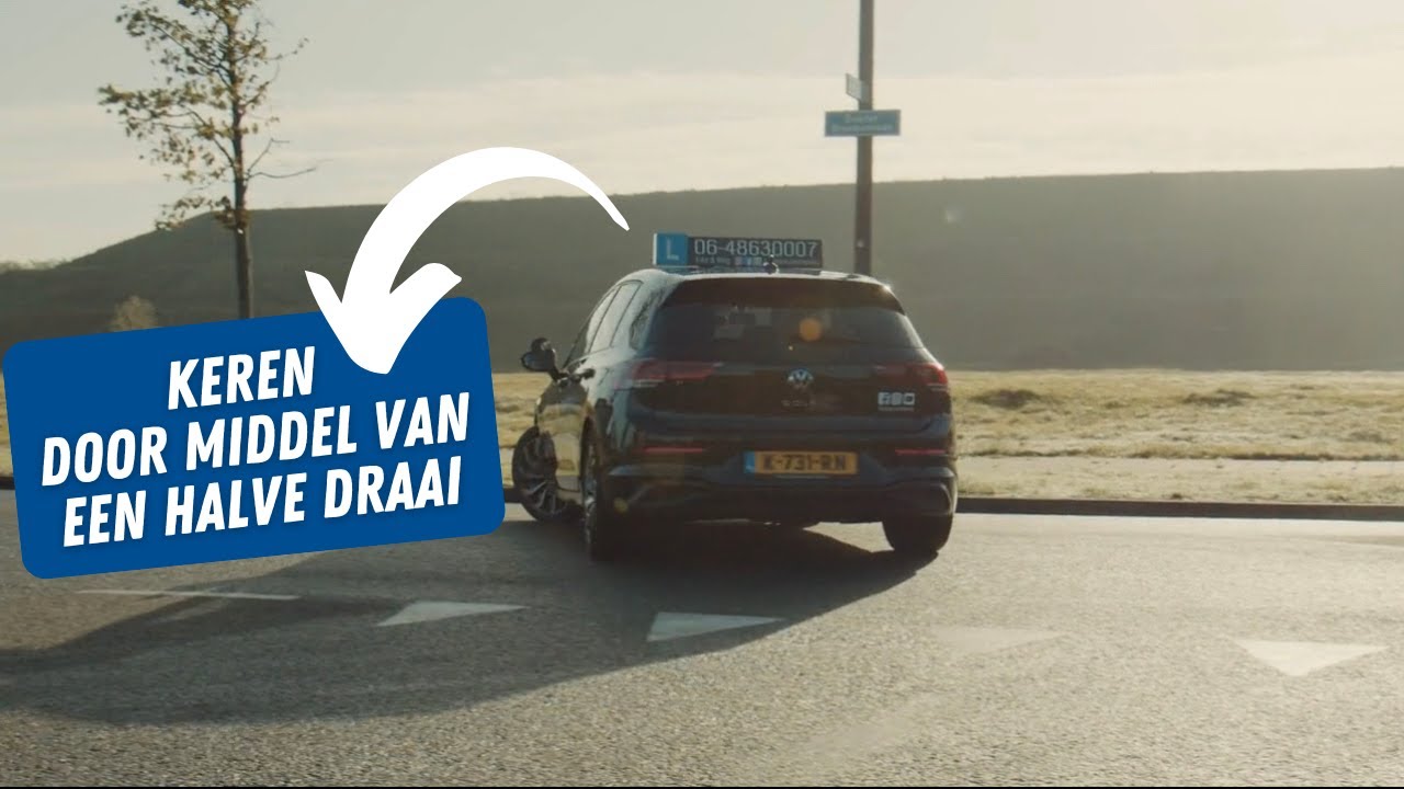 Rijschool Start Driving | Keren door middel van een halve draai