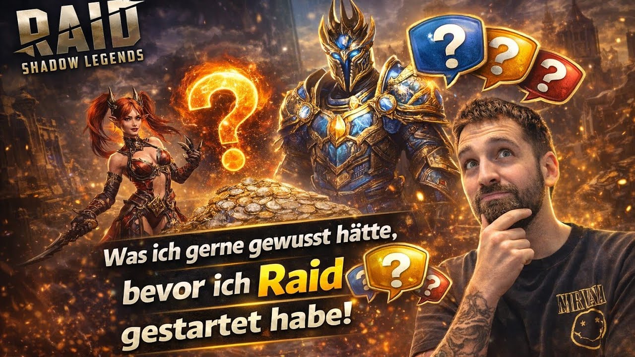Was ich gerne gewusst hätte, bevor ich Raid gestartet habe! (Raid Shadow Legends) 