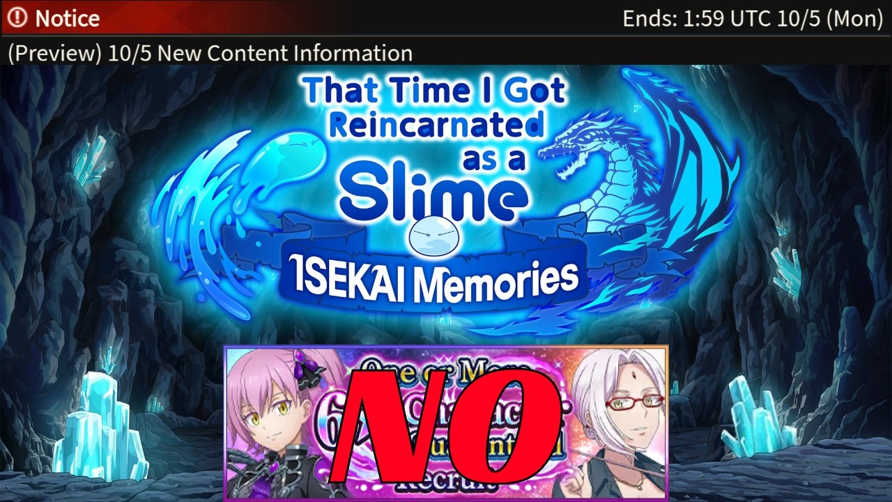 ДАЖЕ КАК ПРИМАНКА НЕ ГОДИТСЯ. АНОНС КОНТЕНТА ЗА 03.10! (Slime: Isekai Memories)