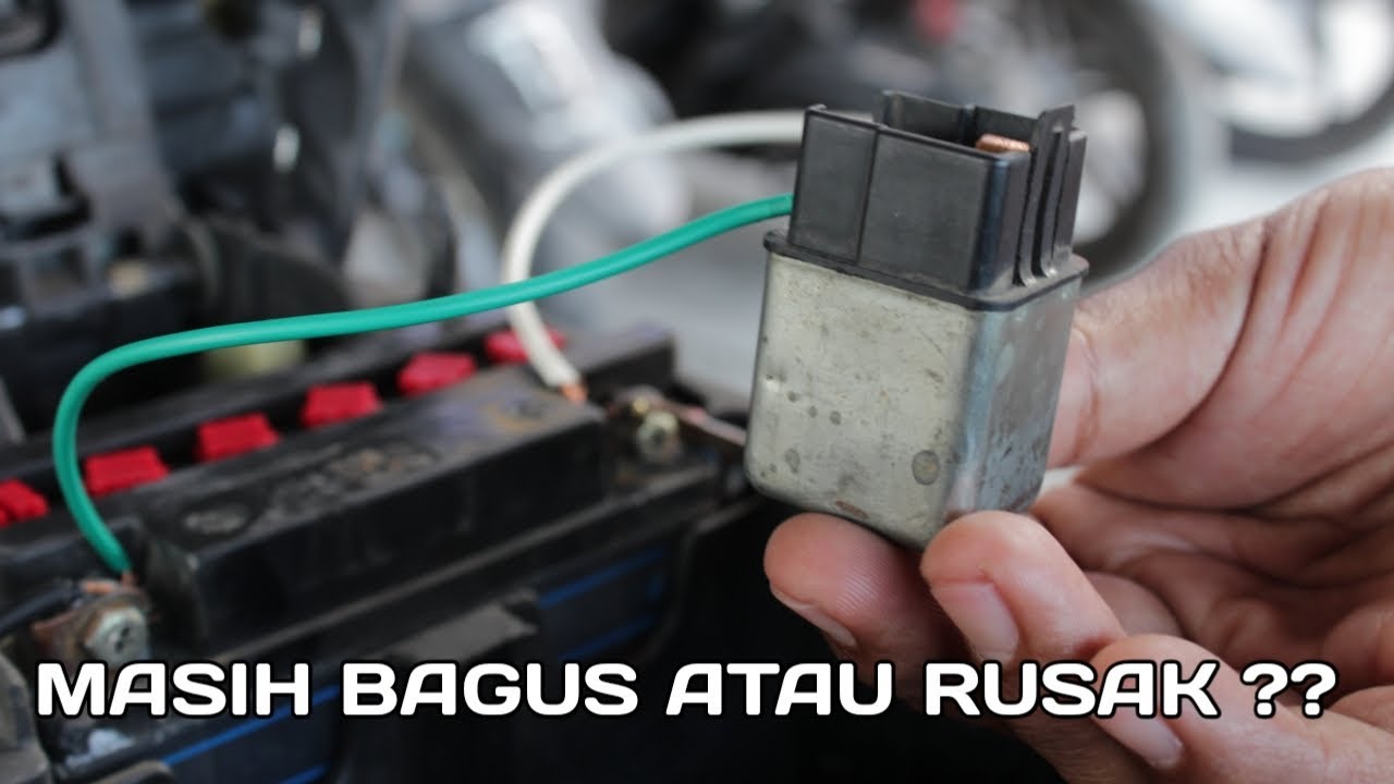 Cara Mengetes Relay [Bandik] Rusak Atau Ngaknya Pd Starter Motor.