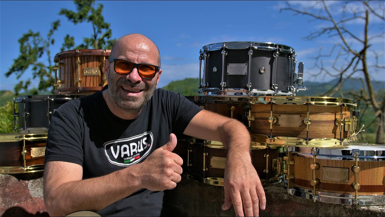 ✅ Batterie e Rullanti Artigianali Varus Drums Original - Made in Italy - Video Aziendale