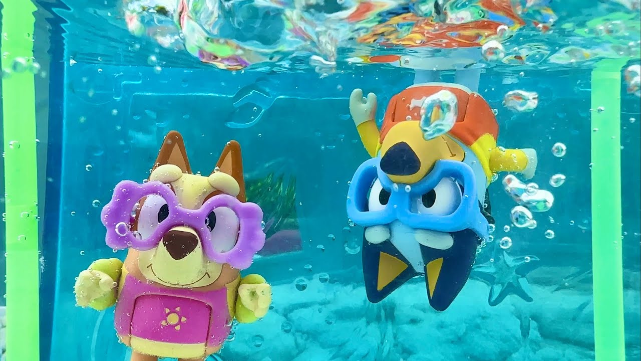 🌈 Bluey Gumball Pool Splash!