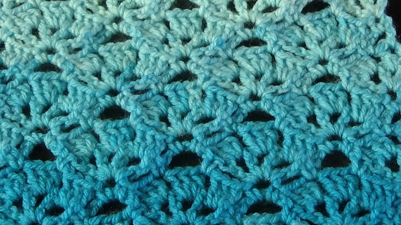 Haken - tutorial 515: Waaier steekpatroon