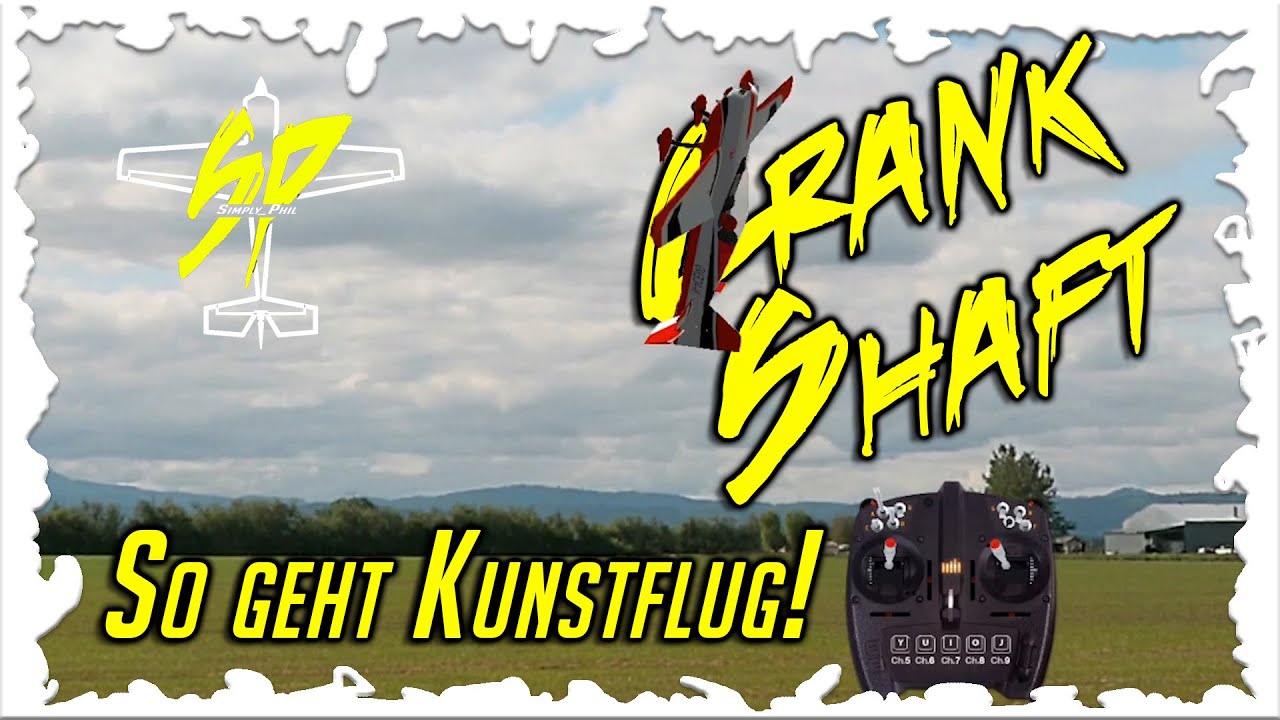 CRANKSHAFT + KNIFE EDGE SPIN || So geht Kunstflug! || #simplyphil