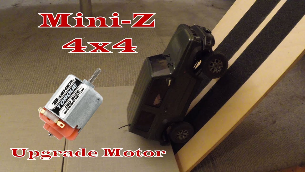 Mini-Z 4x4: Upgrade Motor