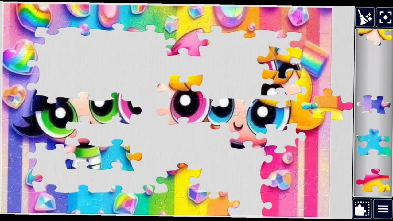 Rainbow Powerpuff Girls Splash 💖🧩✨// #rainbow #powerpuffgirls #cute #art #kawaii @puzzlemaster1034 