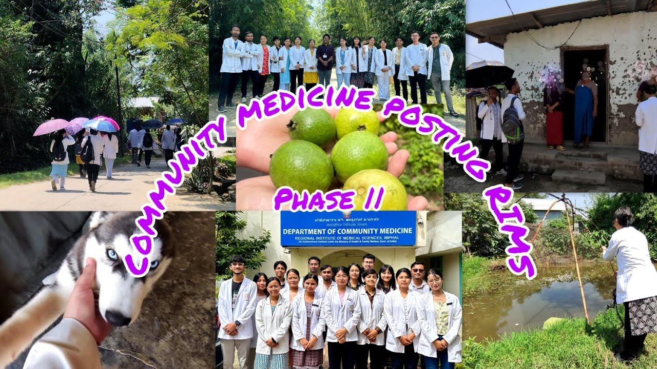 Community Medicine Data Collection 📚 RIMS IMPHAL || MBBS Phase2 ||