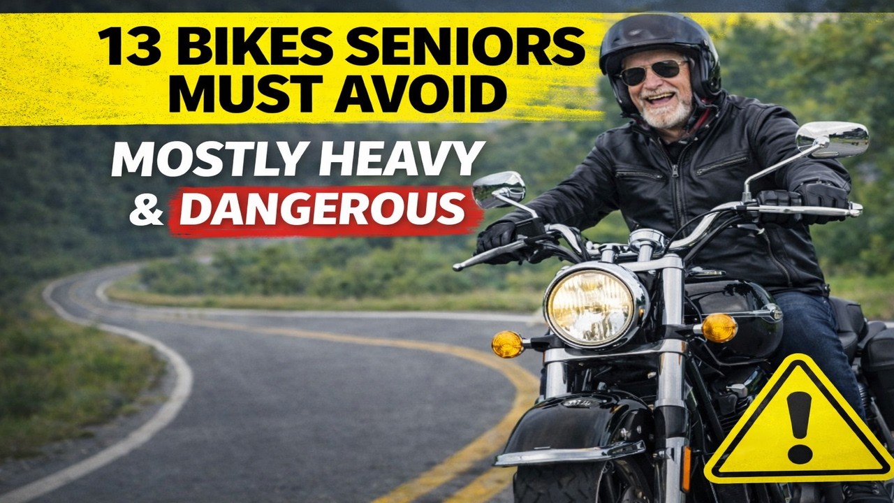 13 Worst Motorcycles for Seniors (Too Heavy, Too Risky)