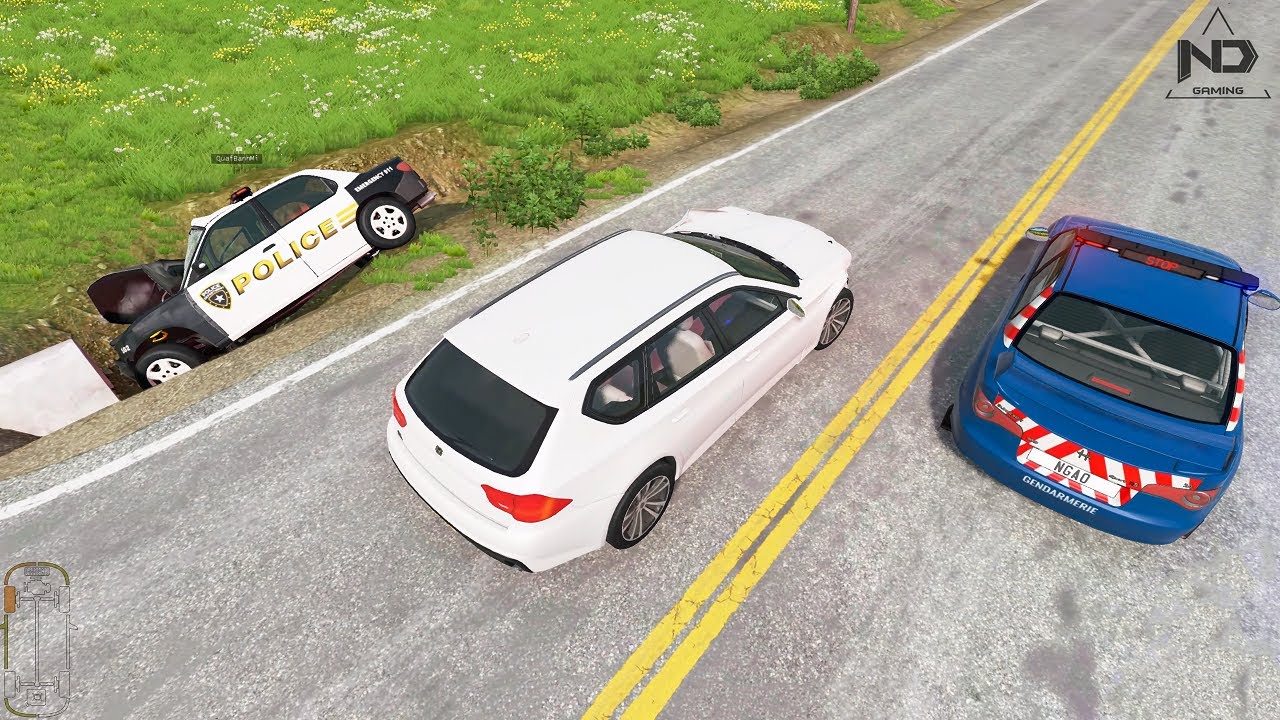 BeamNG Drive #5 - CẢNH SÁT BẮT CƯỚP !!