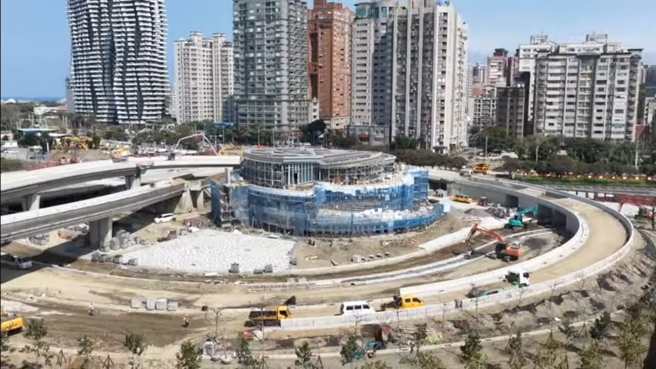 2026.02.12  淡江大橋  淡水端 施工概況近距觀察 空拍 LIVE 直播