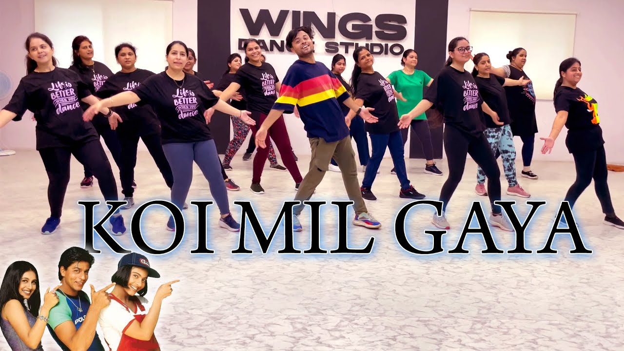Koi mil Gaya Dance Video | Fitness dance , Zumba , Bollywood Workout | Kuch kuch Hota hai | Shahrukh