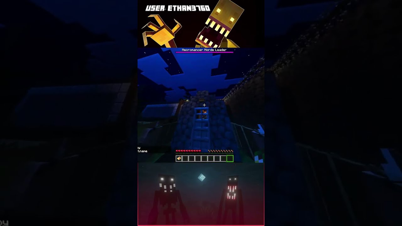Minercraft bedrock live playing with viewers (Horror mods)
